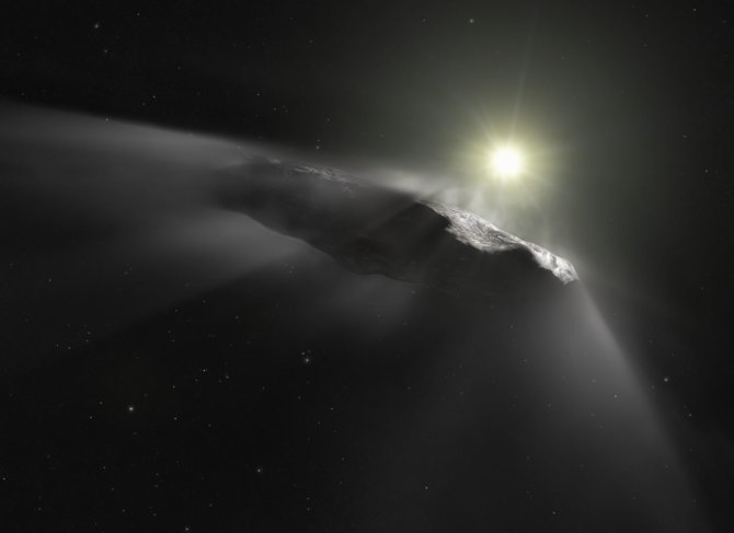 AFP/„Scanpix“ nuotr./Tarpžvaigždinis objektas Oumuamua
