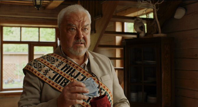 Stop kadras/Arvydas Dapšys filme „Milijonieriaus palikimas“ 