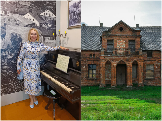 Ritos Bieliauskaitės asm. arch. / Ados Alejūnaitės nuotr. / „15min“ fotomontažas/Rita tikisi atgaivinti savo prosenelių kaimo dvarą