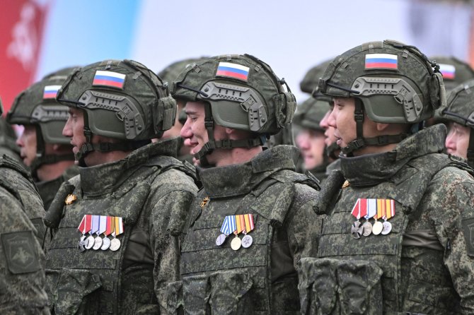 „AFP“/„Scanpix“/Rusijos kariai