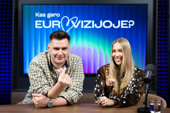 Roberto Riabovo / BNS nuotr./Laidoje „Kas gero Eurovizijoje“ – Paulina Paukštaitytė