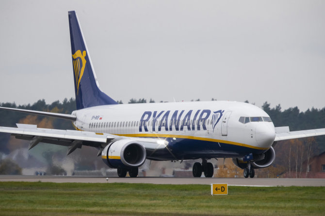 „Scanpix“ nuotr./„Ryanair“ lėktuvas Kaune