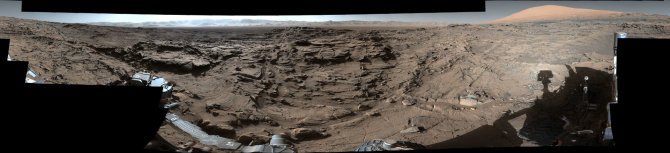NASA nuotr./„Curiosity“ vaizdai iš Marso