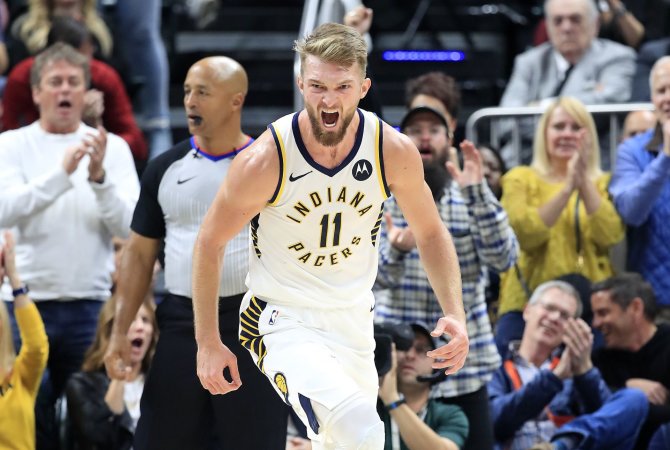 „Scanpix“ nuotr./Domantas Sabonis per pirmą NBA sezono mačą pelnė 27 taškus.