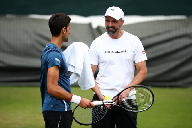 tennis.com nuotr./Novakas Džokovičius ir Goranas Ivanisevičius