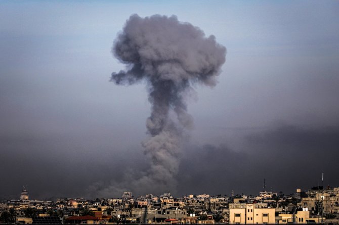 dpa/Scanpix/Gazos Ruožas po Izraelio atakos