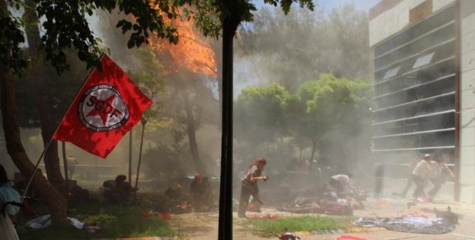 AFP/„Scanpix“ nuotr./Galingas sprogimas Turkijoje