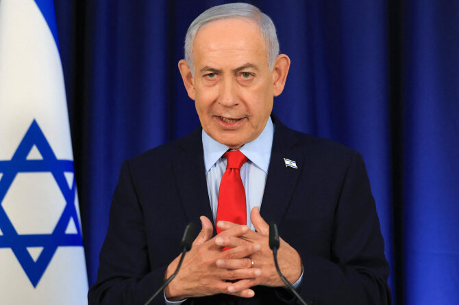 Benjaminas Netanyahu / AFP