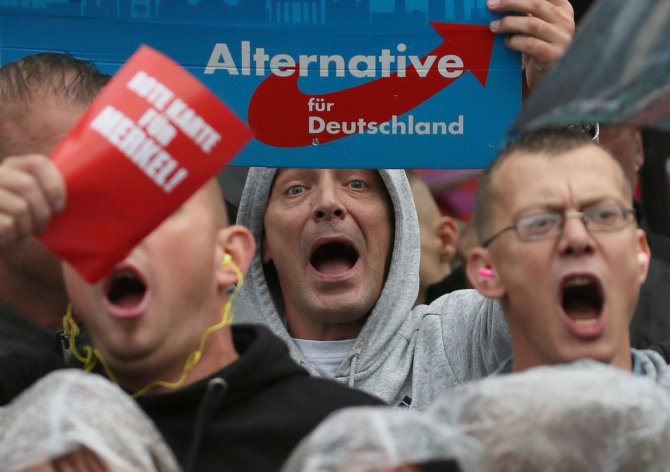 „Reuters“/„Scanpix“ nuotr./Partijos „Alternatyva Vokietijai“ rėmėjai