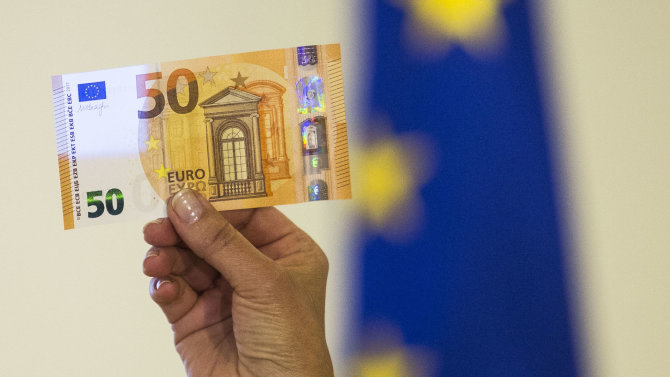Luko Balandžio / 15min nuotr./50 eurų banknotas