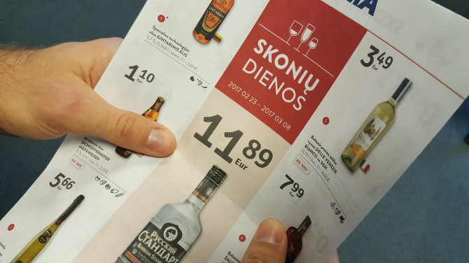 15min nuotr./Prekybininkų gudravimai parduodant alkoholį