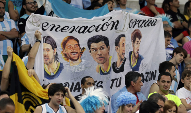 AFP/„Scanpix“ nuotr./Argentinos rinktinės sirgaliai