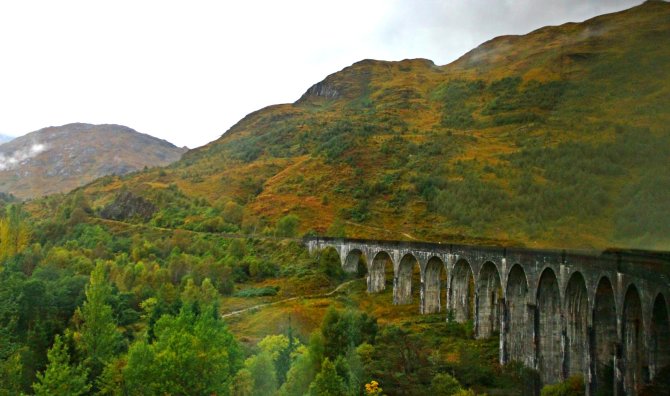 Manto Bertulio nuotr./Legendinis Glenfinnan akviadukas iš Hario Poterio filmo