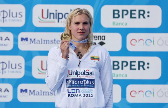 „Reuters“/„Scanpix“ nuotr./Rūta Meilutytė tapo Europos čempione