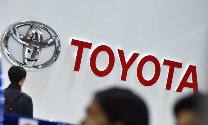 AFP/„Scanpix“ nuotr./„Toyota“ logotipas