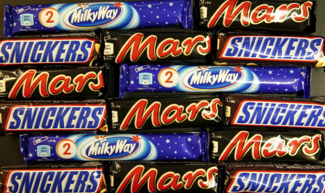 „Reuters“/„Scanpix“ nuotr./„Mars“ šokoladiniai batonėliai 