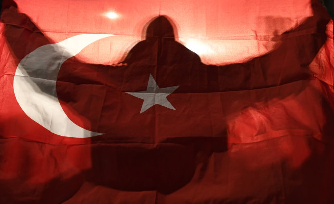 „Reuters“/„Scanpix“ nuotr./Turkijos vėliava