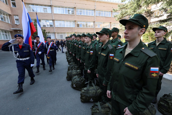 „Reuters“/„Scanpix“/Rusijos kariai
