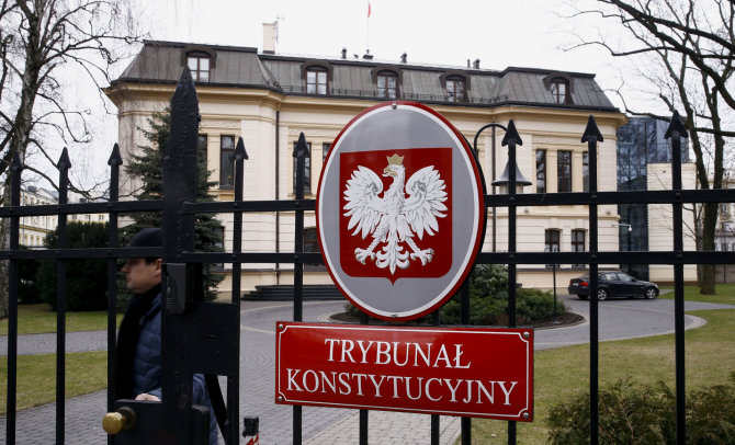 „Reuters“/„Scanpix“ nuotr./Lenkijos konstitucinis tribunolas
