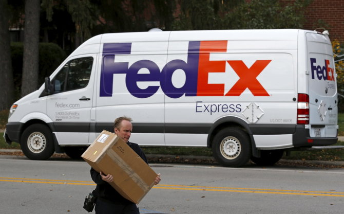 „Reuters“/„Scanpix“ nuotr./„FedEx“ automobilis 