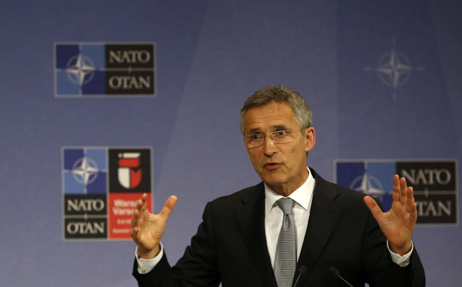 „Scanpix“/AP nuotr./NATO generalinis sekretorius Jensas Stoltenbergas