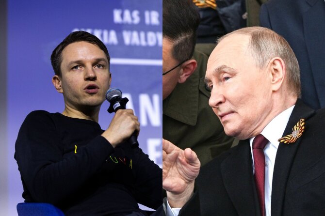 ZumaPress/BNS/Scanpix/Linas Kojala ir Vladimiras Putinas