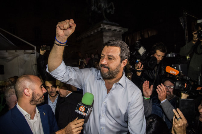 „Scanpix“/„SIPA“ nuotr./Matteo Salvini