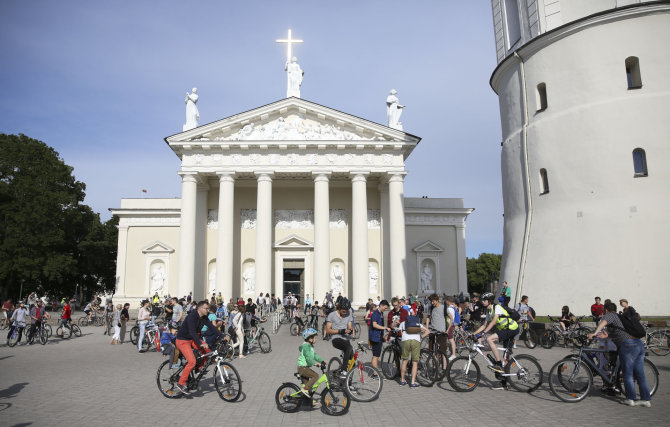 Luko Balandžio/15min.lt nuotr./Kritinė masė Vilniuje