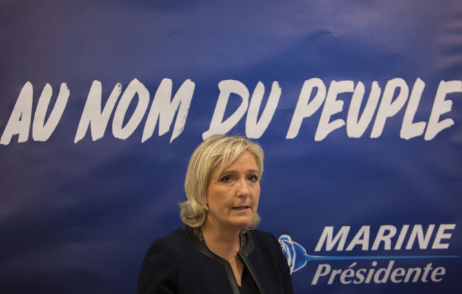 „Scanpix“ nuotr./Marine Le Pen