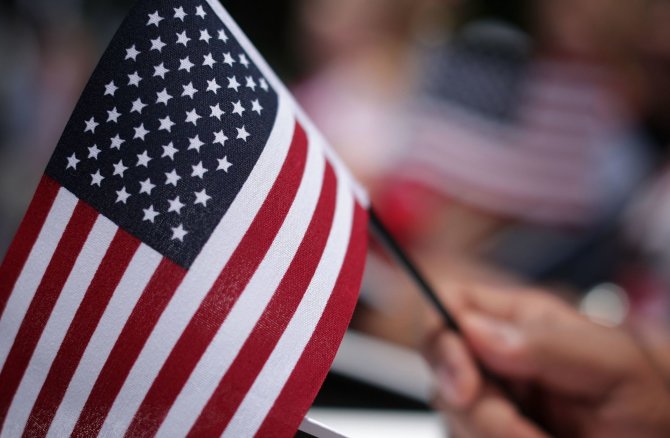 AFP/„Scanpix“ nuotr./JAV vėliava