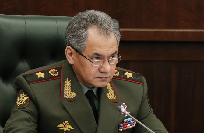 AFP/„Scanpix“ nuotr./Rusijos kariuomenės vadas Sergejus Šoigu.