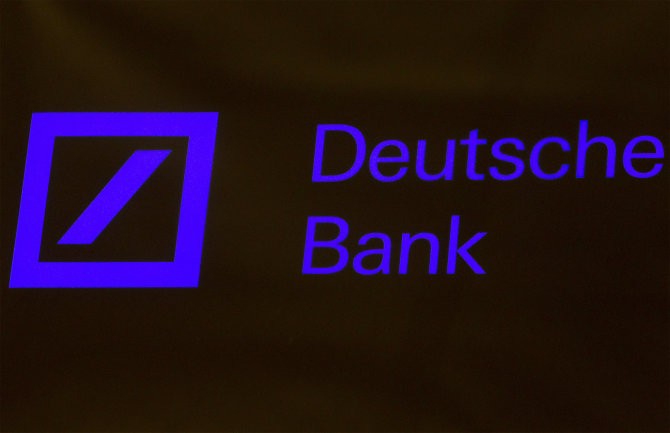„Reuters“/„Scanpix“ nuotr./„Deustche Bank“ logotipas