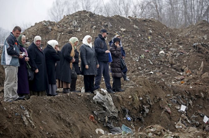 „Reuters“/„Scanpix“ nuotr./Rasta nauja Srebrenicos žudynių masinė kapavietė