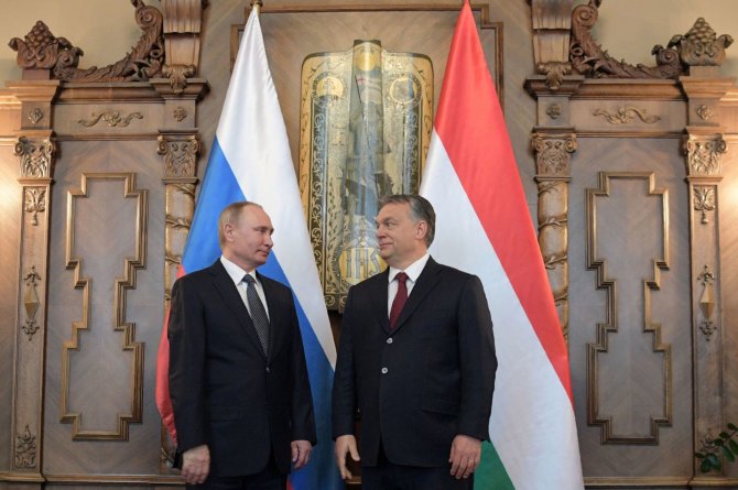 AFP/„Scanpix“ nuotr./Rusijos prezidento vizitas Vengrijoje