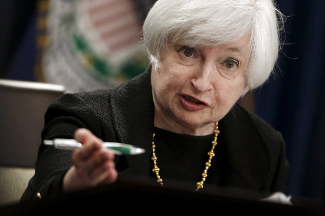 „Reuters“/„Scanpix“ nuotr./JAV Federalinio iždo banko vadovė Janet Yellen