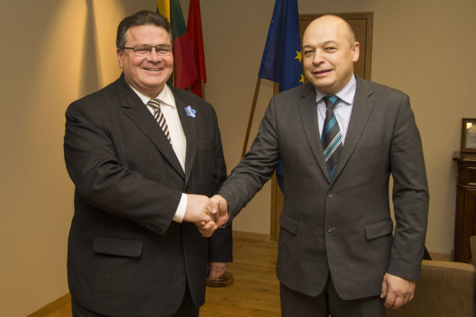 URM nuotr./Linas Linkevičius ir Kęstutis Lančinskas, paskirtas naujuoju Europos Sąjungos patariamosios misijos Ukrainoje vadovu.