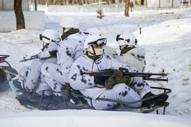 „Scanpix“/„RIA Novosti“ nuotr./Rusijos kariai Amūro regione