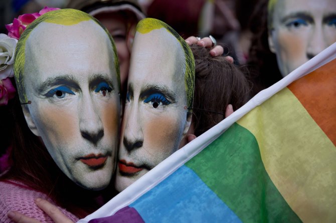 „Reuters“/„Scanpix“ nuotr./Rusijoje uždrausta dalintis Putiną pašiepiančia nuotrauka