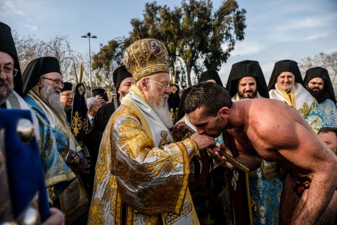 AFP/„Scanpix“ nuotr./Ortodoksų patriarchas Baltramiejus I