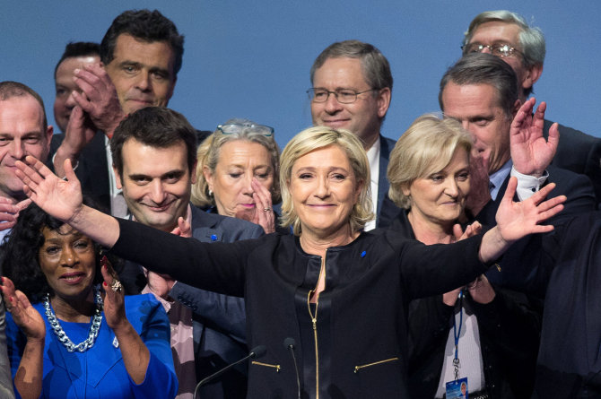 „Scanpix“/„SIPA“ nuotr./Marine Le Pen.
