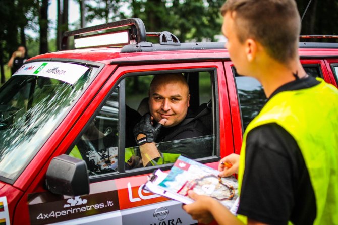 Egidijaus Babelio nuotr./Bekelės maratono „4x4 perimetras“ startas