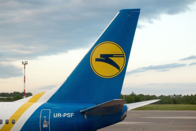 Bendrovės „Ukraine International Airlines“ nuotr. /Bendrovės „Ukraine International Airlines“ lėktuvas