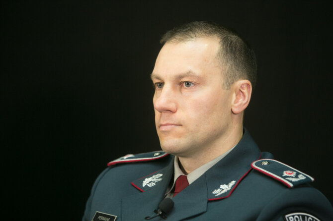 Juliaus Kalinsko / 15min nuotr./Policijos vadovas Linas Pernavas