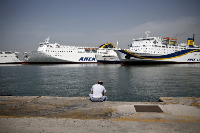 „Reuters“/„Scanpix“ nuotr./Atėnų Pirėjo uostas 