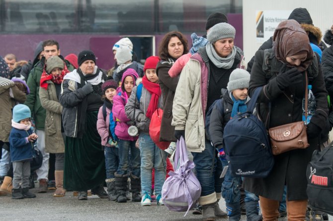 „Scanpix“/AP nuotr./Migrantai Vokietijoje