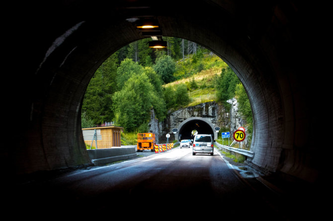 Vidmanto Balkūno / 15min nuotr./Norvegijos tuneliai
