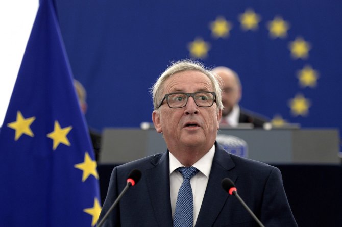 AFP/„Scanpix“ nuotr./Europos Komisijos vadovas Jeanas-Claude'as Junckeris