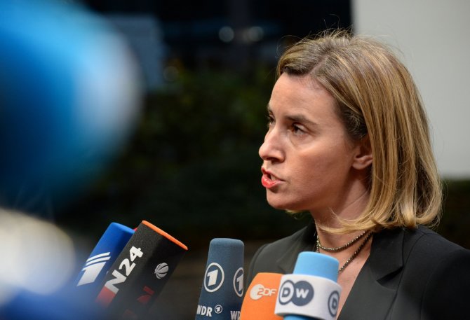 AFP/„Scanpix“ nuotr./ES užsienio politikos vadovė Federica Mogherini.