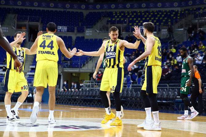 Euroleague.net nuotr./Edgaras Ulanovas ir „Fenerbahče“