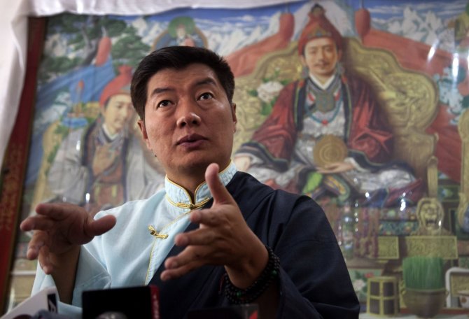 AFP/„Scanpix“ nuotr./Lobsangas Sangay